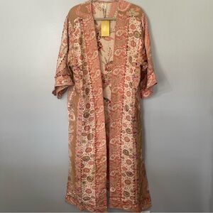 Raj Paisley Kimono Robe